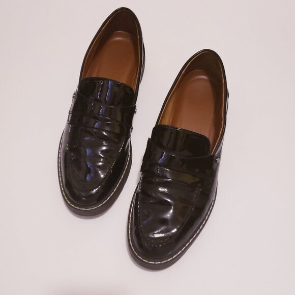 Franco Sarto Cassandra Platform Penny Loafer Medium Width Size 7.5 Women's - Picture 2 of 7